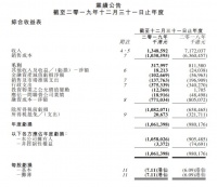 上海证大2019年收入同比减少81%,毛利跌60.84%