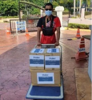 海尔马来西亚为当地抗疫媒体捐赠10000只口罩