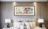 卧室装饰画挂什么好 吉祥花鸟打造温暖之家