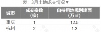中指院：3月租赁土地市场较为冷淡 2个城市成交3宗自持用地
