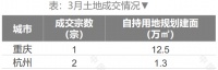 中指研究院：3月租赁土地市场较为冷淡 2个城市成交3宗自持用地