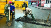 "动力东西街31"排水工程复工建设预计6月中完成