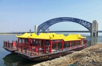 画舫游船入驻汾河水域 今夏市民可坐船尽赏汾水风光