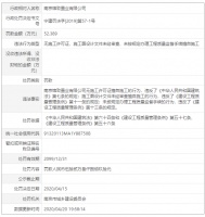 南京锦致置业因无证施工遭处罚 新希望地产等公司持股