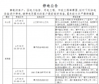 【紧急通知】福州这些地方近期将停电、停水或停气 有你家吗?