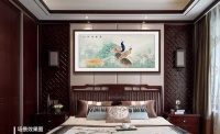 客厅经典装饰画 国画花鸟 真的很大气