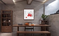 餐厅墙面挂画 花鸟画带给家中自然般的美好