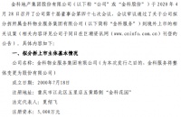 金科股份：拟拆分金科物业于港交所上市