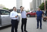 中国建设银行衡阳分行行长龙得来率一行领导访问衡阳华耀城
