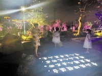 江门人才岛环岛公园试验段实现“文化性照明” 展现江门历史文化