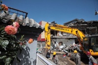 西长安街街道最大违建开始拆除 未来将建休闲健身场