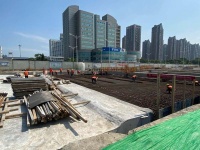 缩短2年工期!地铁5号线一期钱湖南路站下穿通道初露颜