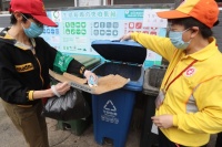 东城320名最美“柠檬黄”上岗 引导居民进行垃圾分类