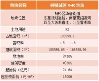 13006元/㎡起,起拍新高!坂湖南超10万方宅地6月初出让