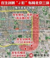 三环新霸主诞生,合生J形布局北京豪宅组团
