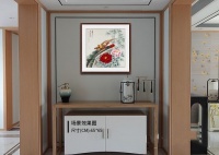 走廊墙上挂什么画好 彰显艺术的国画花鸟画