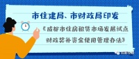 成都市将开展2020年第二批住房租赁市场发展试点财政奖补项目