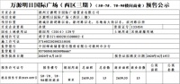 万源明日国际广场(5#-7#、7#-9#楼间商业)预售公示