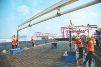 自宜高铁首孔箱梁成功预制!预计2023年底建成通车