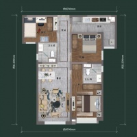【万科璞悦臻园】2#新品 建面约105-120㎡三居7月开盘