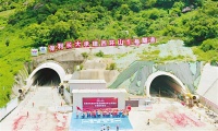 潮汕环线西环山一号汕头段隧道已全部实现贯通