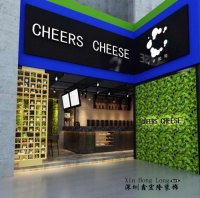 鑫宏隆装饰|现代生态的室内装饰传递奶茶店的时尚意境美