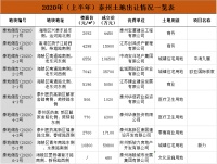 泰州年中土拍大盘点!市区上半年土拍成交超20亿!