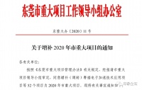 总投资12.54亿元!企石新增2个市重大预备项目!