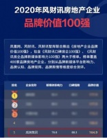 再获权威认可 禹洲集团品牌价值跻身行业第5