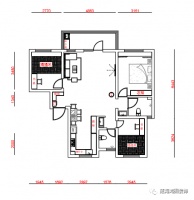 【柒公馆】130平新中式三居室,家有山海,静在天边!
