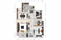 不到100m²的户型住所,这款中式风格是否正中你的下怀?