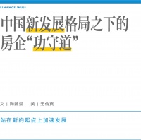 中国新发展格局之下的房企“功守道”