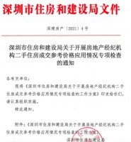 深圳红头文件！严查二手房挂牌价超成交参考价，中介朋友圈、QQ也成为检查对象