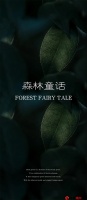 【伊丽罗莎】活力墨绿色,森林里藏着童话