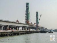 中阳大道中砂大桥顺利合龙!6月底这座“海豚桥”将亮相东海岸