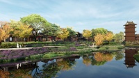 中铁建阳明文旅城：八重景观主轴 山水之上盛启风雅