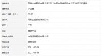 万科企业80亿元小公募公司债券在深交所提交注册