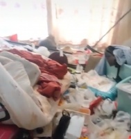 朋友圈和现实是“两种人” 哈尔滨一女子租房七个月把家搞成“垃圾堆”