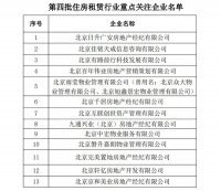 北京发布第四批租赁行业重点关注企业名单