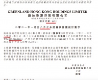 绿地香港前8月销售额同比增长23.6% 完成年目标仅四成