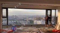 四川门窗厂家佰斯帝大玻璃落地窗项目，越做越多，越做越大了
