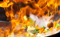 博净分体式集成灶多段火力满足中式厨房用火需求