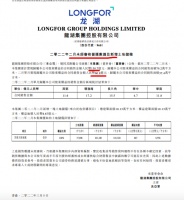 龙湖集团前2月权益合同销售130.7亿元 单月新增1地块