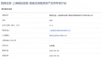 上海城投控股-宽庭住房租赁11.4亿元资产支持ABS已获上交所受理
