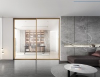 极简艺术，家装新贵——法兰浴王不锈钢全景门