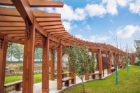 木纹漆施工应用场景|莫艺仿木纹漆之长廊系列