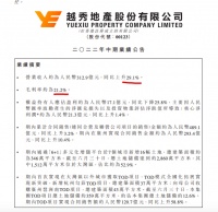 越秀地产2022年上半年三道红线保持绿档 低成本融资渠道畅通