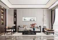 【领绣】装饰画《山山而川1》|文明的起点  来源于自然又回馈自然