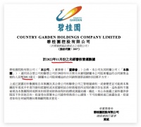 碧桂园前11月权益销售3354.3亿元 单月销售260.1亿元