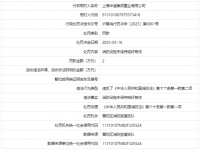 上海华谊集团置业有限公司因消防设施违规被罚